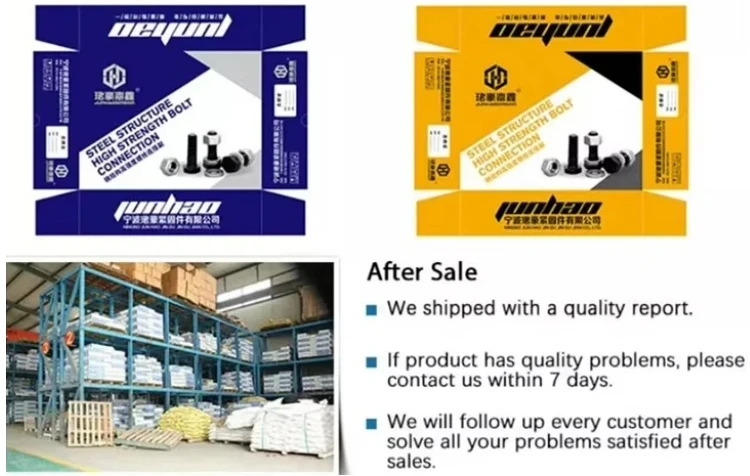 Custom packaging options for countersunk bolts including bulk cartons blister packs and branded boxes